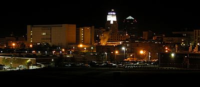 2003-11-22 Durham night skyline