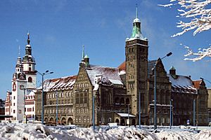 Altes und Neues Chemnitzer Rathaus