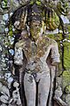 Ancient stone idol of poet Jayadeba at Akhandaleswara Temple, Prataparudrapura, Odisha