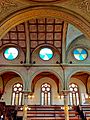 Arches and Stained Glass Detail Eldridge Street Synagogue