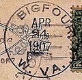Big Four WV postmark