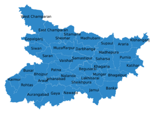 Bihar districts