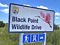 Black Point Wildlife Drive sign