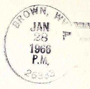 Brown WV postmark