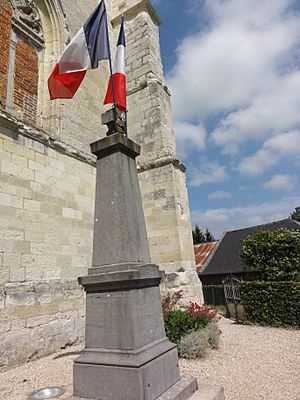 Burelles (Aisne) monument aux morts
