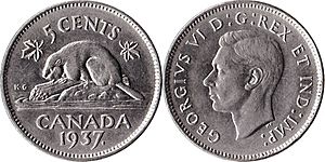 Canada $0.05 1937