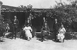 Charles Bean and other historians at Tuggeranong Homestead 1922