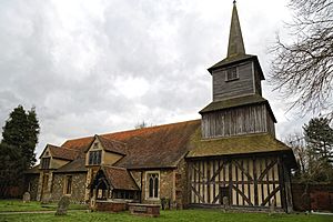 Church of St Laurence Blackmore Essex England - from the northwest.jpg