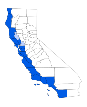 Coastal California Map