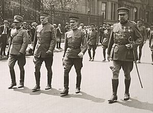 Commission - From Foreign Nations - Belgium - Soldiers - Belgian soldiers parade in New York - NARA - 26431766 (cropped) (cropped)