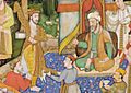 Da'ud Receives a Robe of Honor from Mun'im Khan - Google Art Project (cropped)