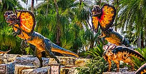 Dilophosaurus Nong Nooch Dinosaur Valley, Thailand