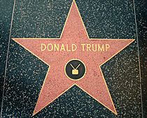 Donald Trump star Hollywood Walk of Fame