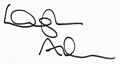 Douglas Adams Unterschrift (cropped)