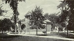 Early Wilmette village hall