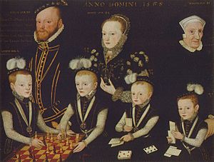 Edward 3rd Lord Windsor and his family