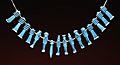 Egyptian - Group of 16 Amulets Strung as a Necklace - Walters 481685-1699 - View A