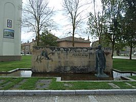 Estatua en Vivar del Cid