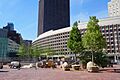 Government Center MBTA station landscaping P1010274