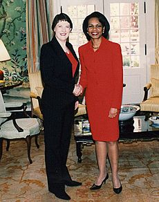 Helen Clark-Condoleezza Rice