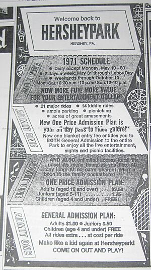 Hersheypark ad 1971 - May 1 (Patriot News)