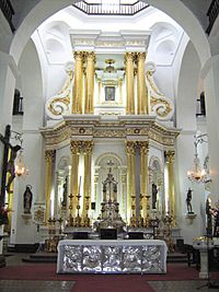 Iglesia de la Candelaria-Altar Mayor y Retablo