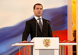 Inauguration of Dmitry Medvedev, 7 May 2008-7