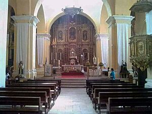 Interior of Immaculate Conception cathedral of Comayagua