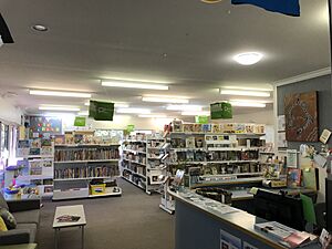 Interior of Tieri Library, 2017