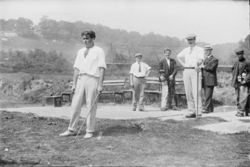 Isaac Mackie, 1905 match at Fox Hills vs. Walter Clark