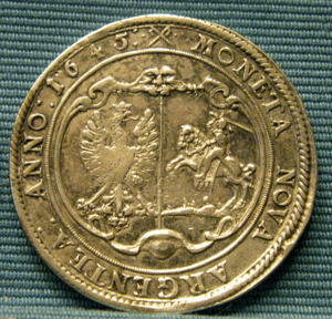Jacob Kettler thaler from 1645
