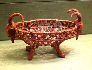 Jasper goat basket (Russia, 19 c.)