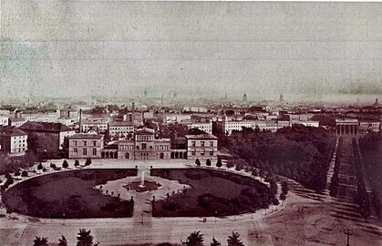 Königsplatz Berlin, um 1880