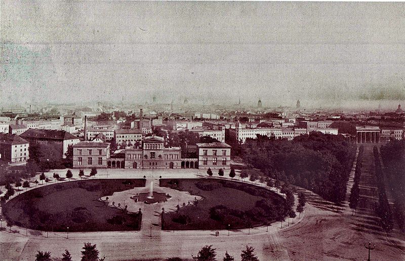 Königsplatz Berlin, um 1880