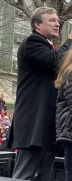 Kirby Smart standing