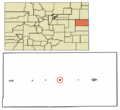 Kit Carson County Colorado Incorporated and Unincorporated areas Stratton Highlighted 0874485