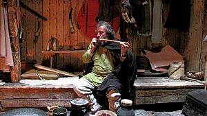 L'Anse aux Meadows, main area inside long house