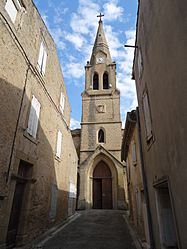 The church in Lasbordes