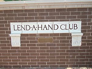 Lend-A-Hand sign