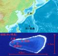 Location of Okinotorishima