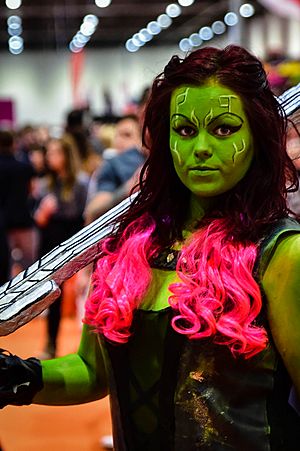 London Comic Con 2015 - Gamora (17435375243)
