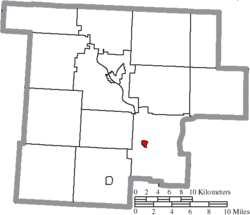 Location of Stockport in Morgan County