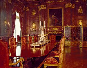 Marble House in Newport Dining Room 01