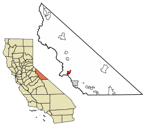 Location in Mono County, California