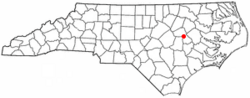 Location of Walstonburg, North Carolina