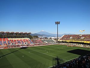 Nihondaira Stadium Shimizu Looking Towards Mt. Fuji