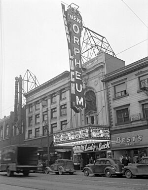 Orpheum exterior 1946