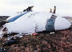 Pan Am Flight 103. Crashed Lockerbie, Scotland, 21 December 1988