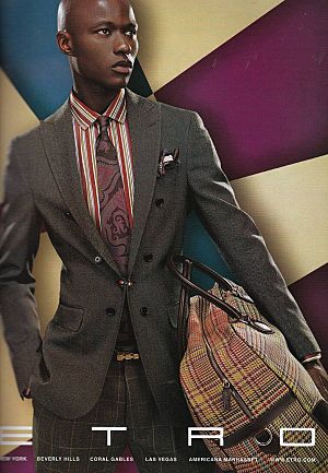 Papis Loveday for the world advertising of the brand ETRO in the year 2009