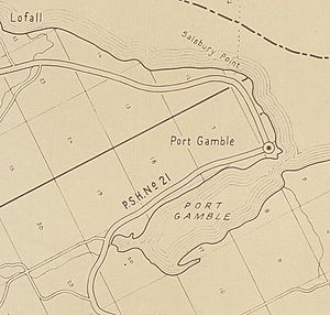 Port Gamble on Map